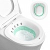 Bain de siège pliable pour les toilettes, bidet pour toilettes, baignoire portable pour traitement des hémorroïdes, soins du 