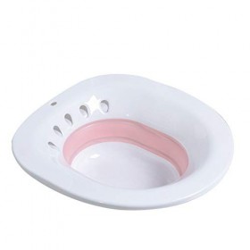Sitz Bain de toilette pliable sans squat pour femmes enceintes et personnes âgées Traitement hémorroïdes