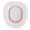 Sitz Bath Portable Pliable Sitz Bain Bassin Pour Toilettes Pour Les Femmes Enceintes Hémorroïdes Périnéale Épisiotomie Rouge 