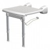 SecuCare - 8045.005.03 - Siège de Douche à Fixer au Mur Pliable avec Pieds Extensibles 420 x 380 mm