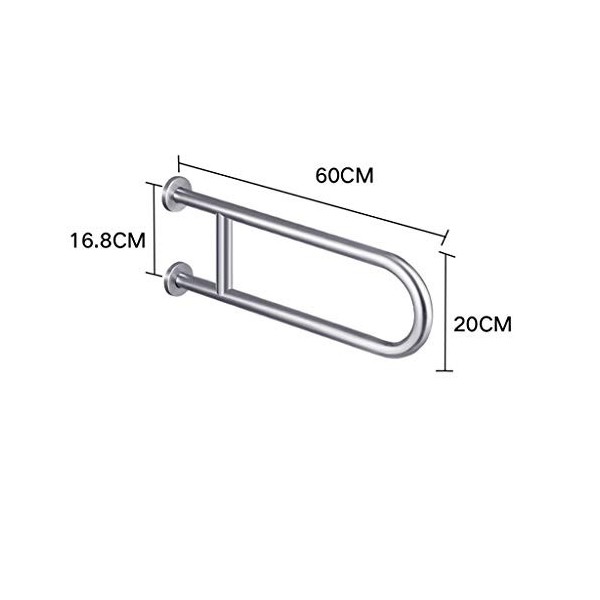 Générique Poignées Douche, rampes dappui, Barre dappui Type U, Rampe Douche Salle Bain, Aide à la Douche et accoudoir Suppo