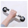 Poignées Douche, rampes dappui, Barre dappui pour Salle Bain, Baignoire, Main Courante métal, Tube extérieur Nylon, Porte-S
