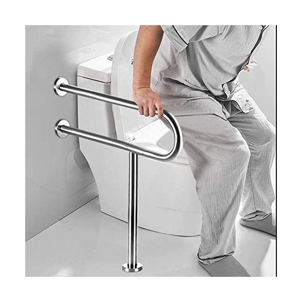 Barre Dappui Wc Handicapé, avec Des Jambes, Barre Dappui De Sécurité Pour Toilettes, Barre Dappui supporte 200kg Barre WC