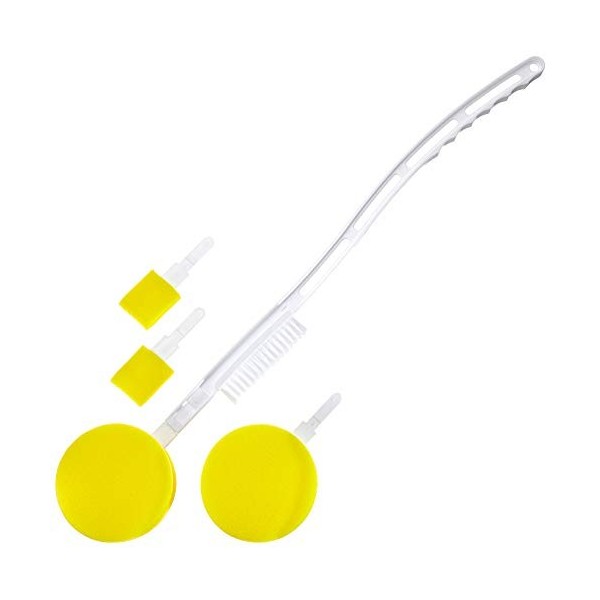 Performance Health Long Handled Sponge with Footbrush and Toe Sponges - Pack of 2