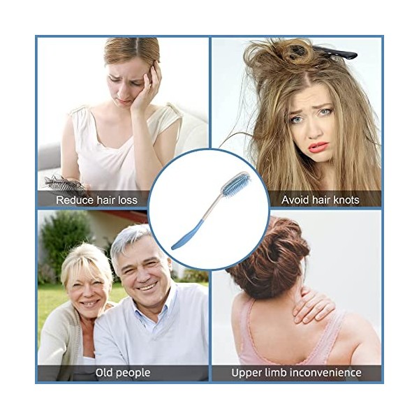 Brosses à cheveux de longue portée de 35cm, peigne doux et long manche de brosse, cheveux de beauté Applicable aux personnes 