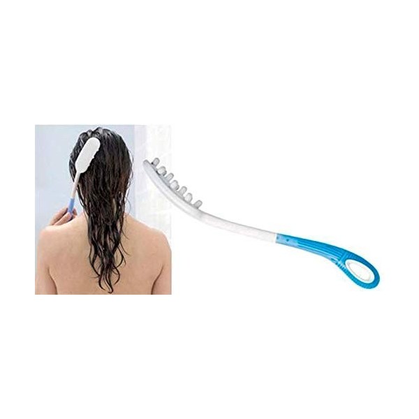 Brosse de bain ergonomique | Lavage des cheveux | Long manche | Mobiclinic