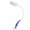Brosse courbe | Blanc et bleu | Plastique | Mobiclinic