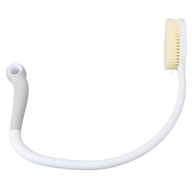 Brosse de Douche Arrière, Confortable, Sûre, Légère, Longue et Incurvée, Brosse de Bain en Forme de U pour Personnes âgées et