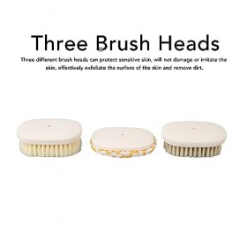 Brosse de Bain à Long Manche incurvé pour Douche, avec Poils Doux, Pratique pour les Personnes âgées et les Femmes Enceintes