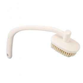 Brosse de Bain Multifonctionnelle à Manche incurvé Long, épurateur de Dos, Poignée Confortable pour les Femmes Enceintes