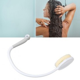Laveur de Brosse de Douche Arrière, Laveur de Dos incurvé Portable en Forme de U Pliable pour Post-opératoire