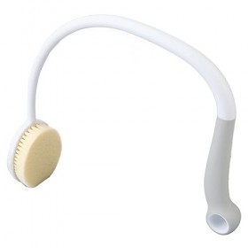 Brosse de Bain à Dos incurvé Long, Parfaite pour les Femmes âgées, Handicapées et Enceintes, Poils Doux pour Exfolier, Pratiq