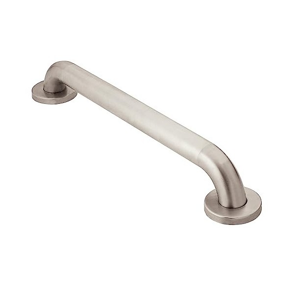 Moen LR8724P Home Care Peened 24-Inch Grab Bar, Peened