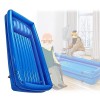 SZIPJAMP Baignoire Médicale Chevet Gonflable avec Coussin dair Douche pour Patients Grabataires Kit Bain PVC Portable Full B