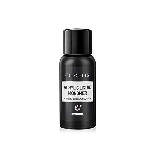 COSCELIA 1 flacons Liquide Acrylique 120ml pour ongles acrylique Liquide Acrylique professionnel