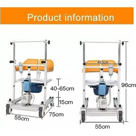 TISTIK Lève-Personne électrique pour la Maison avec siège divisé à 180 ° et Plateau de Bureau, siège de Toilette surélevé, Ch