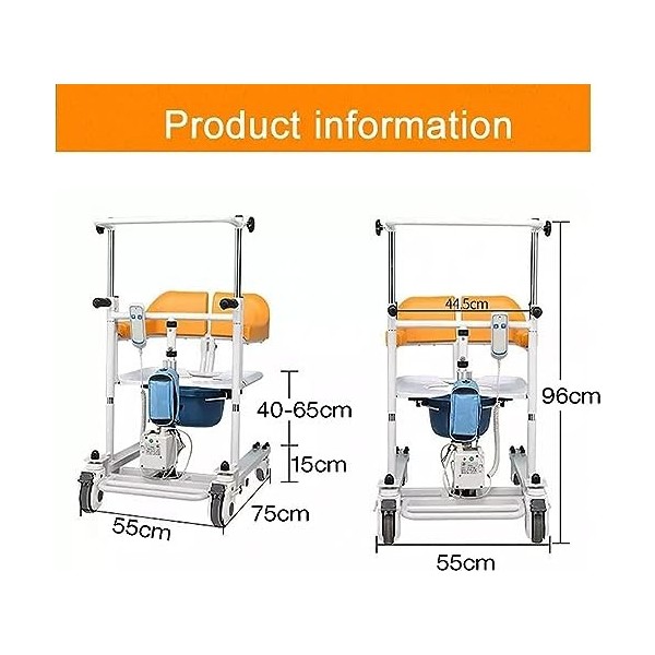 TISTIK Lève-Personne électrique pour la Maison avec siège divisé à 180 ° et Plateau de Bureau, siège de Toilette surélevé, Ch