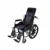 Fauteuil Roulant Autopropulsé Léger 180° Fauteuil Roulant Inclinable Complet Équipement de Réadaptation Fauteuil Roulant Comm