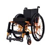 LSHTAR Fauteuil Roulant Manuel autopropulsé, Fauteuil Roulant Pliant à Cadre en Aluminium avec Repose-Jambes pivotant pour Le