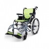 LSHTAR Fauteuil Roulant de Transport Portable pour Personnes âgées, Fauteuil Roulant Manuel léger, Fauteuil de Voyage Confort