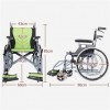 LSHTAR Fauteuil Roulant de Transport Portable pour Personnes âgées, Fauteuil Roulant Manuel léger, Fauteuil de Voyage Confort