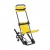 LSHTAR Civière descalier portative Pliable, Chaise descalier en Aluminium légère Chaise de civière dambulance avec Boucles