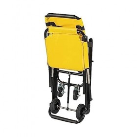 LSHTAR Civière descalier portative Pliable, Chaise descalier en Aluminium légère Chaise de civière dambulance avec Boucles