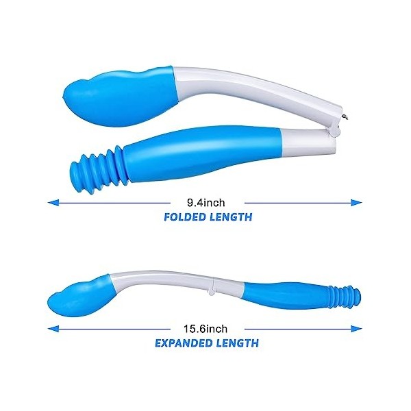 Aides à La Toilette Outils Pliage à Long Manche Essuyez Confort Aides à La Toilette Auto-Assistées Papier Hygiénique Poignée 