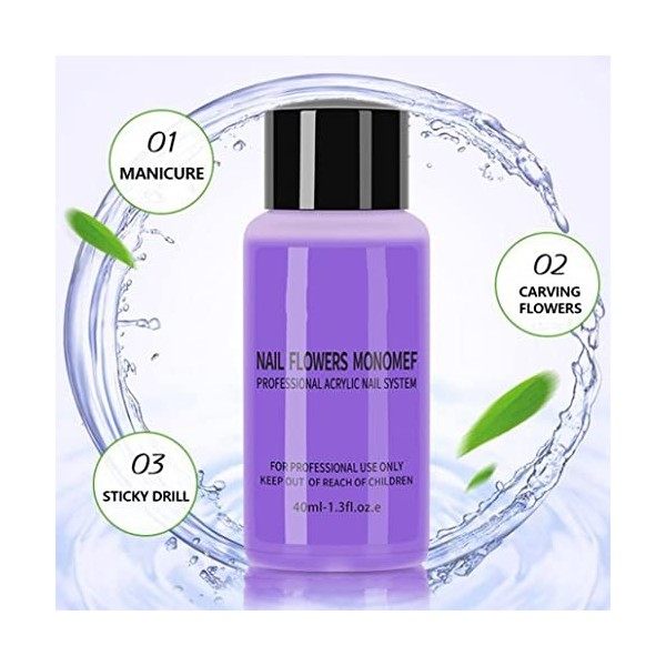 Liquide Monomère Acrylique, Monomère Pour Ongles En Acrylique, Liquide Acrylique, Poudre Acrylique Et Ensemble De Liquide