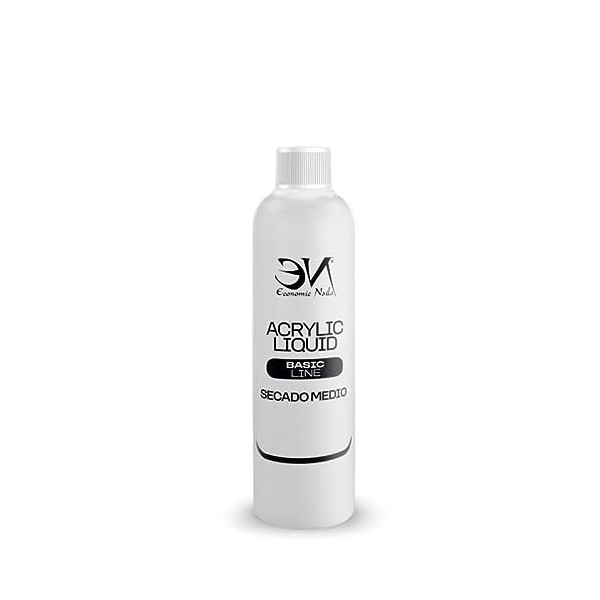 Acrylique Liquid Monomer Medium | Economic Nails | Liquide acrylique Séchage : moyen 200ml 