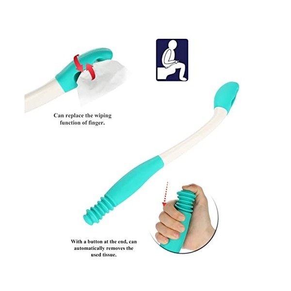 Sèche-linge Inférieur à Longue Poignée, Portable, Pratique pour les Soins de santé pour Femmes et Hommes