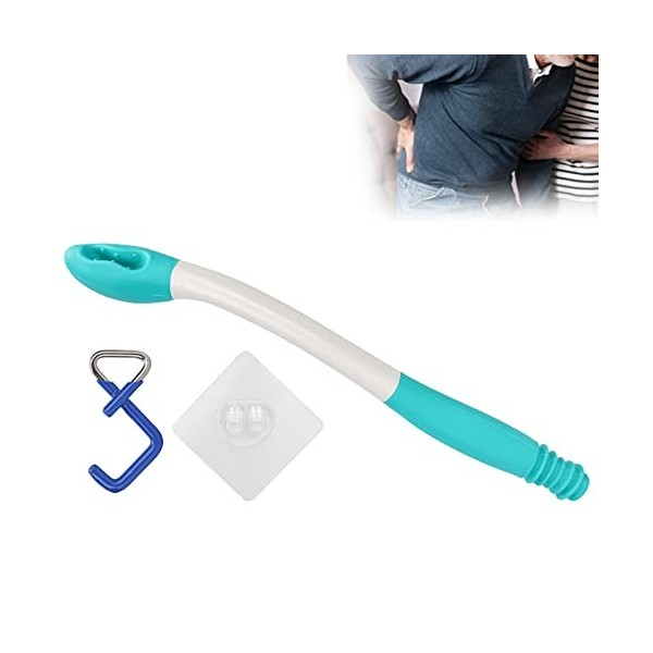 PAREKS Essuie-Glace de Fond Easywipe, Aide à lessuyage du Papier hygiénique Silicone Longue portée Confort mobilité limitée 