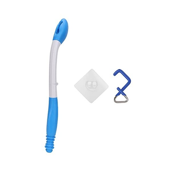 Aides à la Toilette Poignée pour Papier Toilette Essuie-glace Pliable pour Laide à la Toilette avec une Longue Portée et une