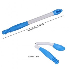 Aides à la Toilette Poignée pour Papier Toilette Essuie-glace Pliable pour Laide à la Toilette avec une Longue Portée et une