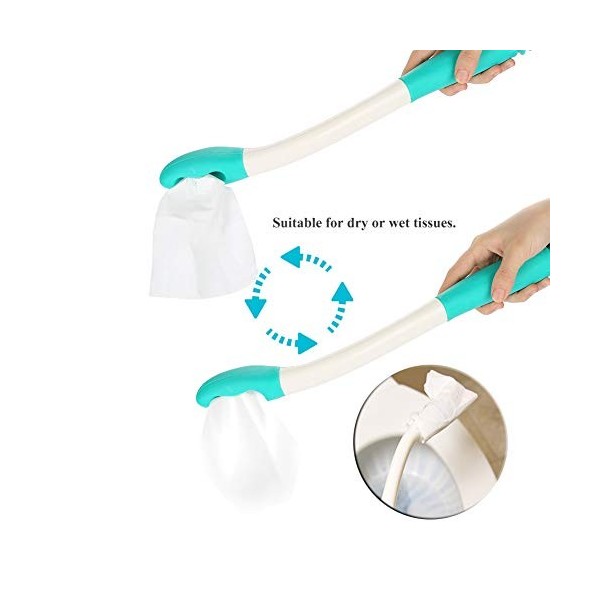 Laide à la toilette de la baguette dessuyage, le support dessuie-glace inférieur à confort allongé, la poignée de papier h