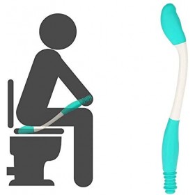 Outils daide à la toilette, Essuie-glace inférieur, portée longue