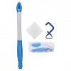 Outils Daide aux Toilettes, 41 Cm de Long Manche Essuie-glace Inférieur Auto-assistance Aide aux Toilettes Papier Mouchoir P