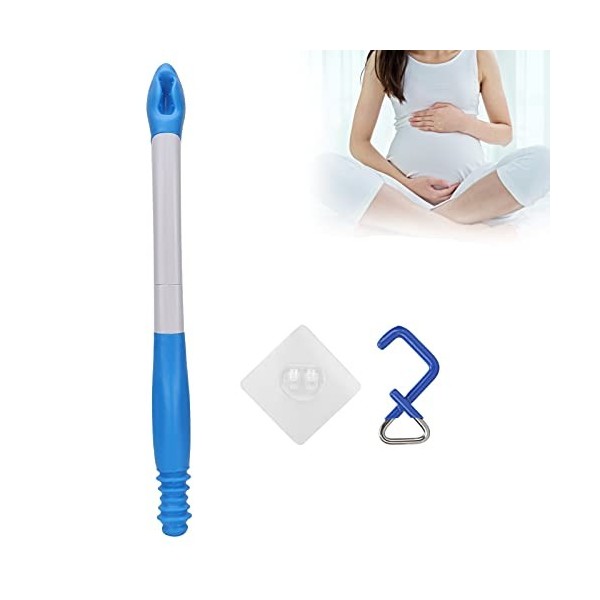 Outils Daide aux Toilettes, 41 Cm de Long Manche Essuie-glace Inférieur Auto-assistance Aide aux Toilettes Papier Mouchoir P