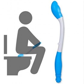 Aides à La Toilette Outils - Pliage à Long Manche Essuyez Confort Aides à La Toilette Auto-Assistées - Papier Hygiénique Poig