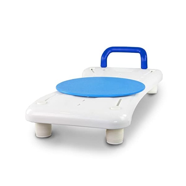 Mobiclinic, Planche de Bain, Ocean, Marque européenne, avec siège pivotant, 360º, avec poignée de Maintien, Siège de Bain pou