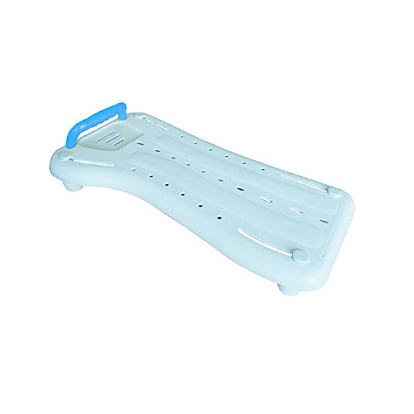 Planche de Bain Java - Assise pour Baignoire - Idéal pour Personnes Âgées et à Mobilité Réduite - Poids Max 100kg - Trous pou