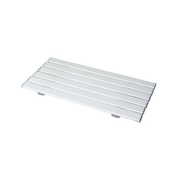 Homecraft Savanah Slatted Shower Board, Strong, Comfortable, and Sturdy Plastic Bath Board, Six Slat Board with Quick Drainin