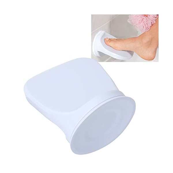 Repose-Pied de Douche, Support de Pied de Douche Professionnel avec Ventouse pour Salle de Bain