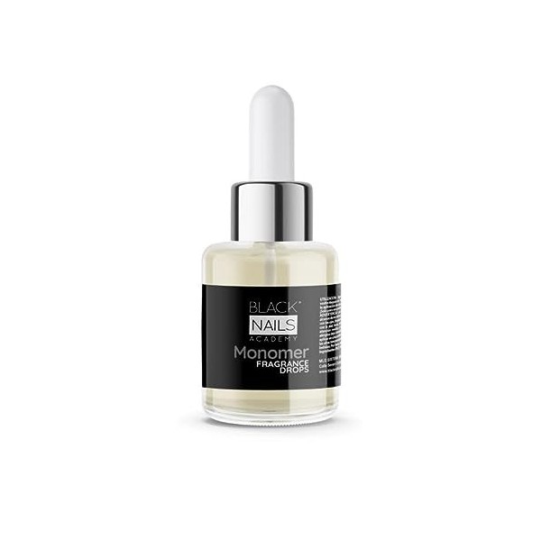 MONOMÈRE GOUTTES PARFUMÉES POUR LIQUIDE ACRYLIQUE 30ML - ATTÉNUE LODEUR DU MONOMÈRE POUR LES ONGLES - BLACK NAILS