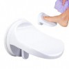 Ventouse Repose-Pieds Douche, Support Repose-Pieds Douche avec Ventouse puissante, Aide aux Jambes Rasage Douche sans perçage