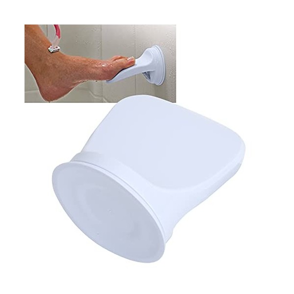 Support de pied de douche, repose-pied de douche professionnel ABS + silicone pour salle de bain