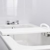 NRS Healthcare Myco Adjustable Bath/ Shower Board with Handle, 66-76 cm Eligible for VAT Relief in The UK 