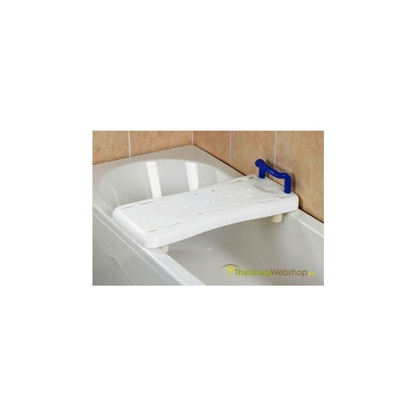 Sundo Homecare - AD160966 - Planche de Baignoire avec Poignée Colorée Bleu 70 cm x 35 cm