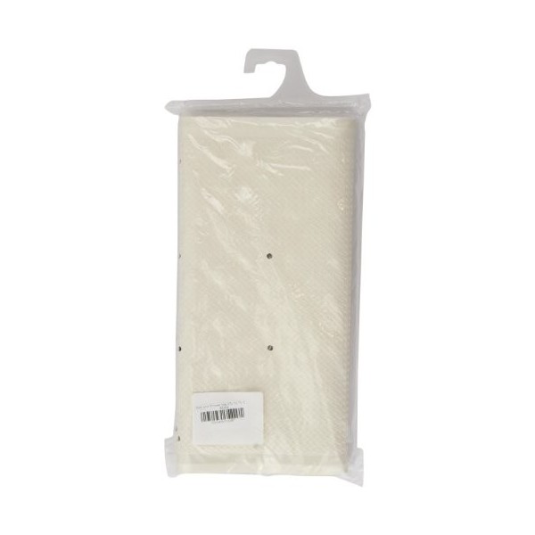 Ability Superstore Tapis de bain/douche Blanc 94 x 35 cm