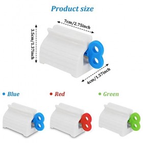 3 Pièces Presse Tube Dentifrice,Presse Dentifrice Anti Gaspillage Pince Tube,Presse-tubes Adaptatifs Presseur de Dentifrice,D